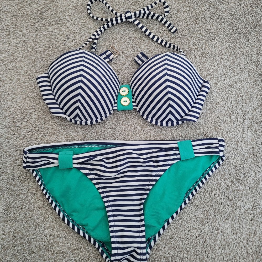 Striped Bikini L/M